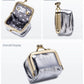 Portable Leather Snap Closure Key Ring Case - Purpose + Passion Boutique