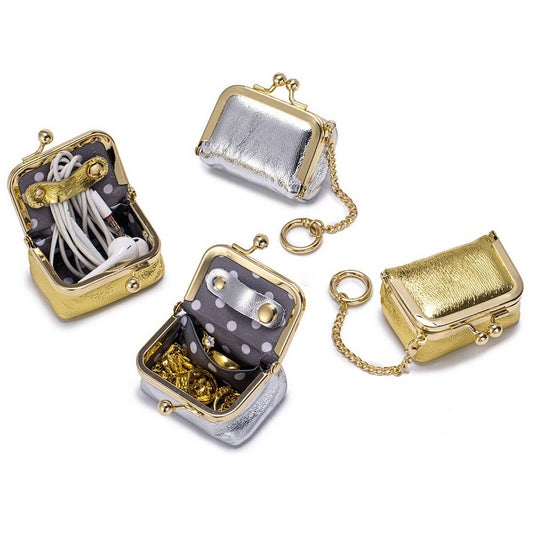 Portable Leather Snap Closure Key Ring Case - Purpose + Passion Boutique