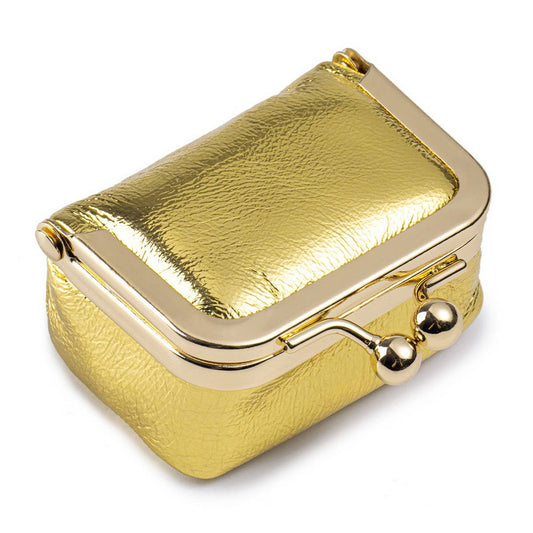 Portable Leather Snap Closure Key Ring Case - Purpose + Passion Boutique