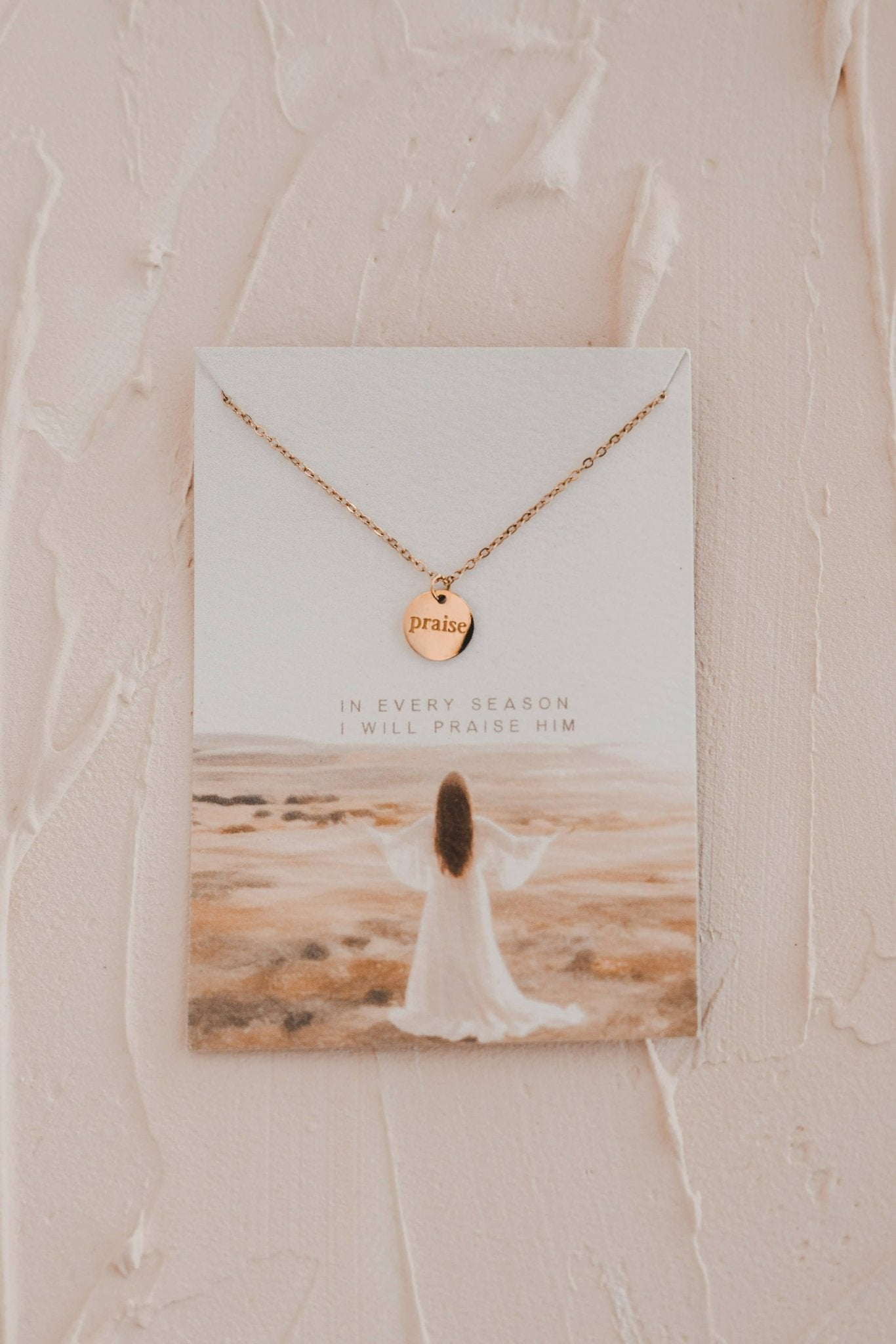 Praise Disc Necklace - Purpose + Passion Boutique
