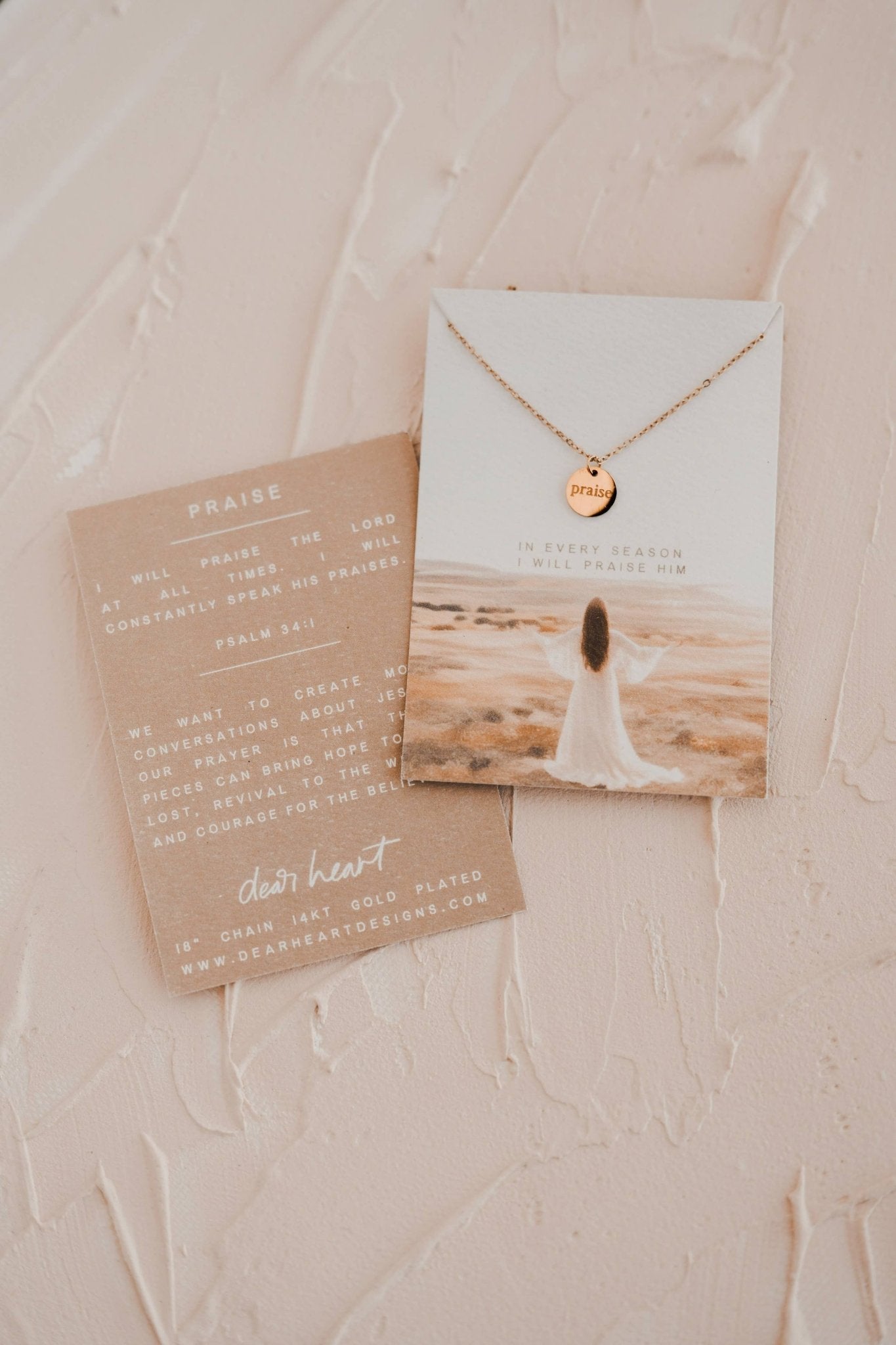 Praise Disc Necklace - Purpose + Passion Boutique