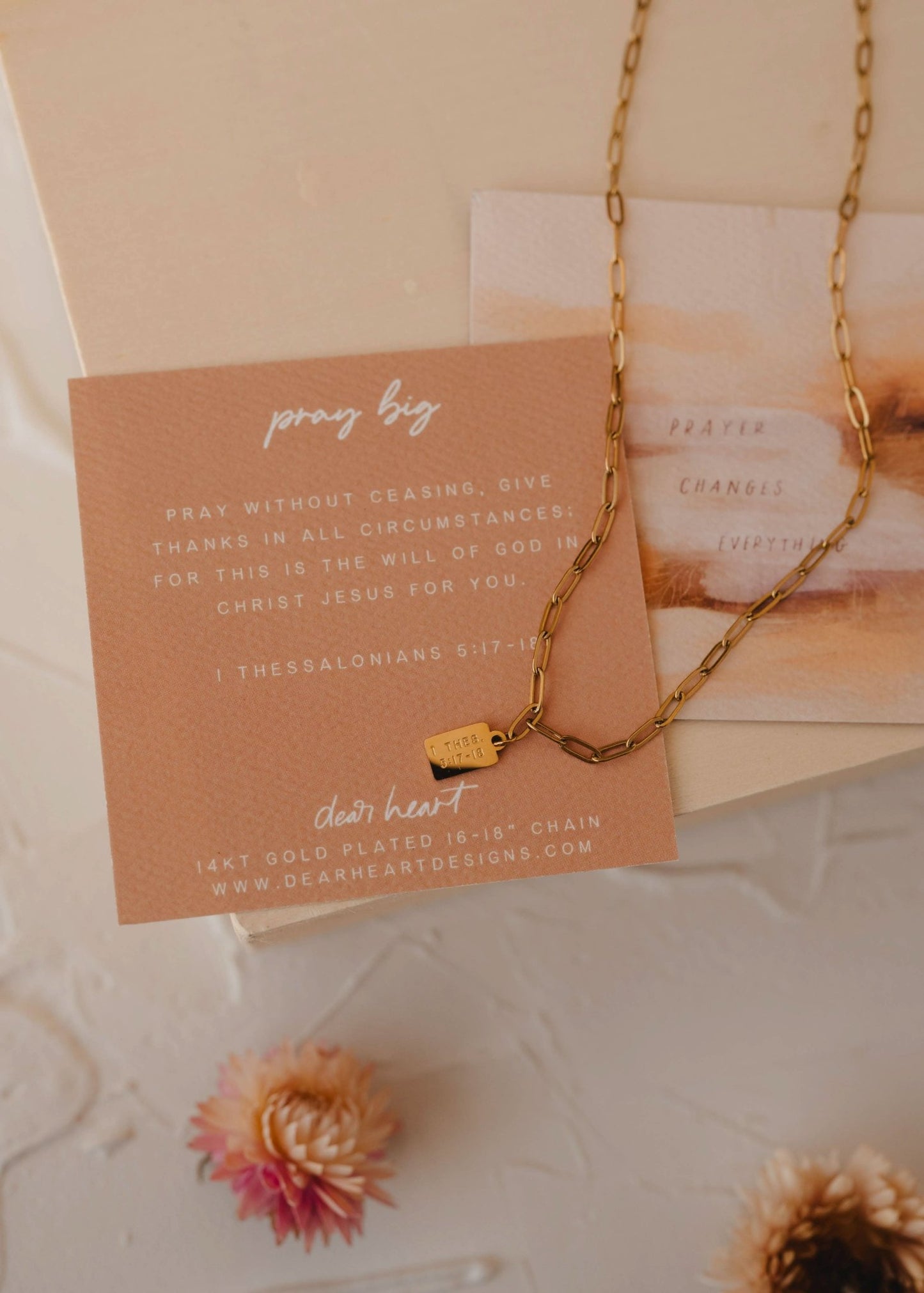 Pray Big Mini Tag Necklace - Purpose + Passion Boutique