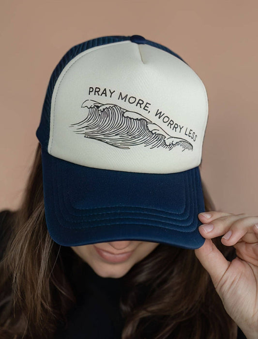 Pray More Worry Less Hat - Purpose + Passion Boutique