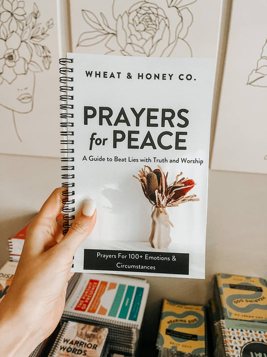 Prayers for Peace: A Guide to Beat Lies with Truth & Worship - Purpose + Passion Boutique