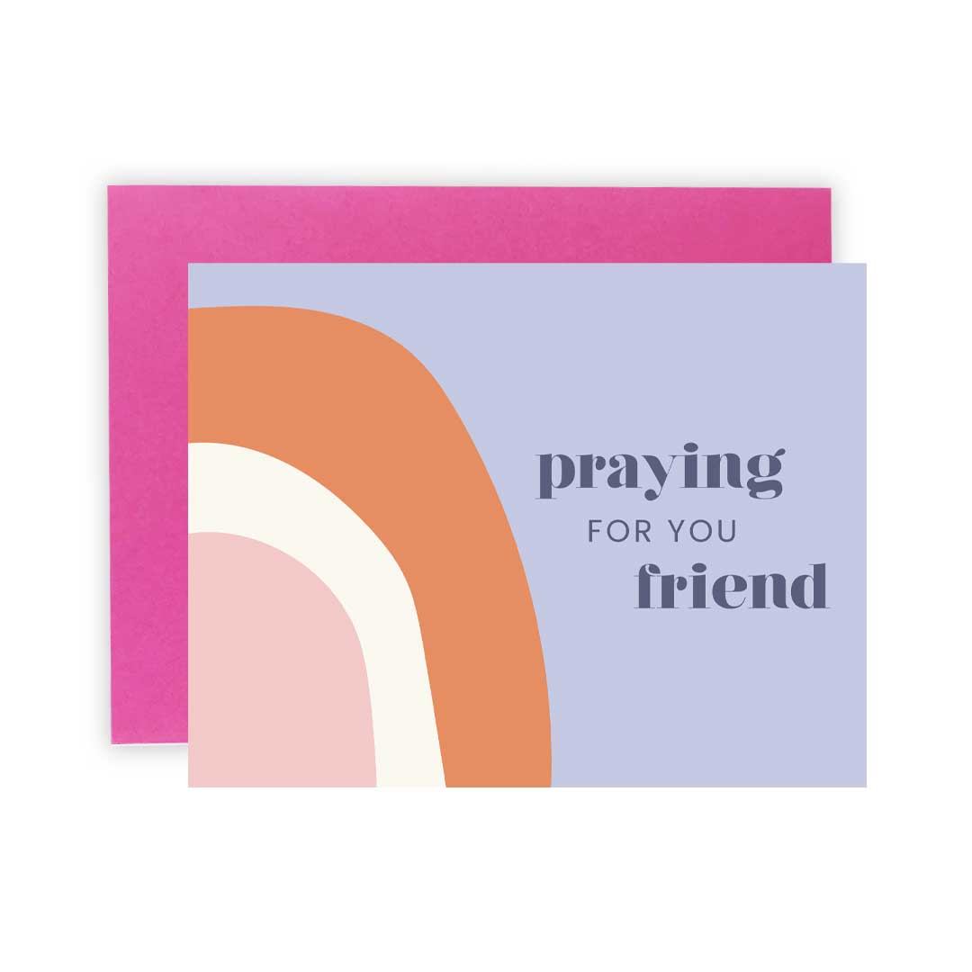 Praying for You Rainbow Greeting Card - Purpose + Passion Boutique