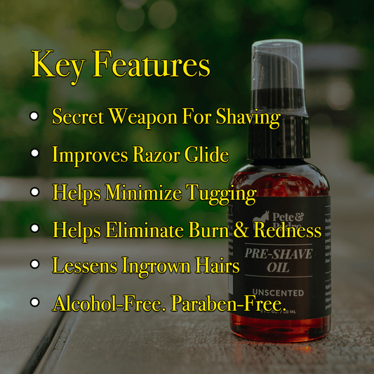 Pre - Shave Oil 2oz - Purpose + Passion Boutique