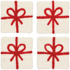 Presents Christmas Felt Wool Coaster (Set of 4) - Purpose + Passion Boutique