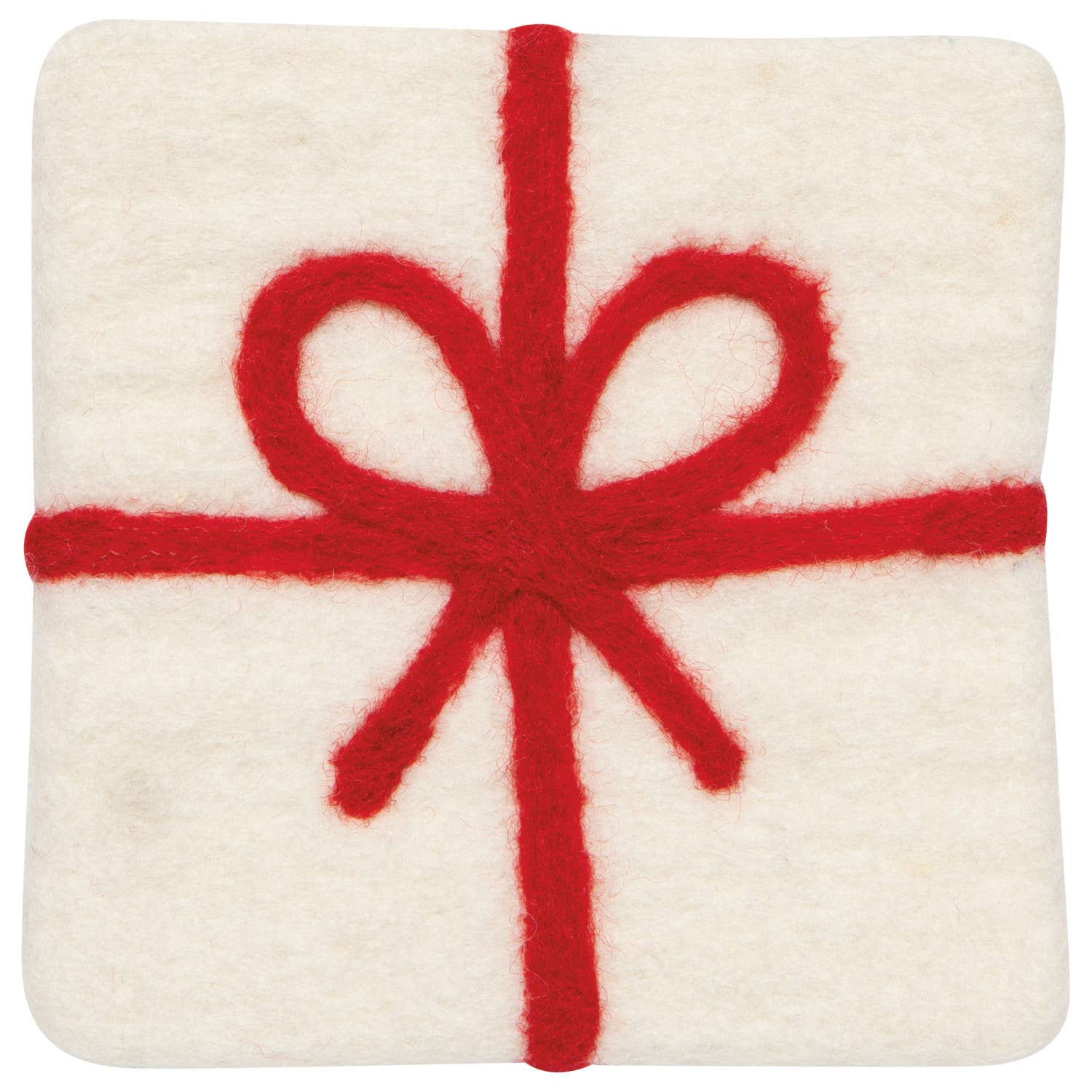 Presents Christmas Felt Wool Coaster (Set of 4) - Purpose + Passion Boutique