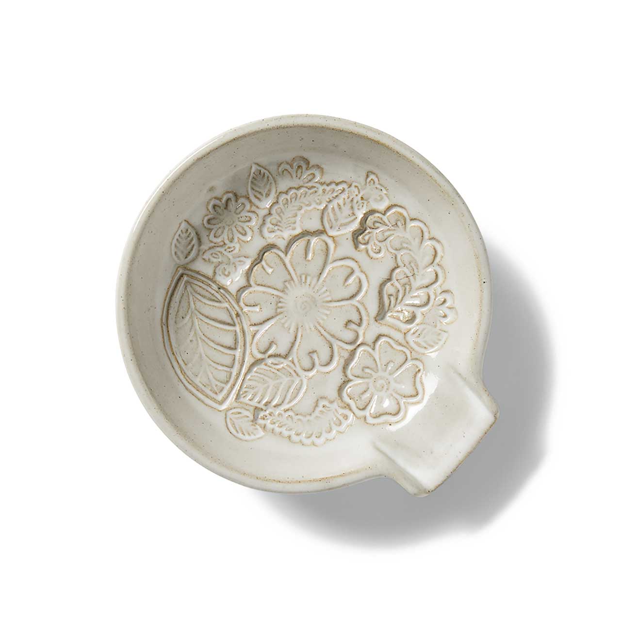 Pressed Blossom Ceramic Spoon Rest - Purpose + Passion Boutique