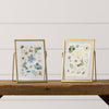 Pressed Flower Print Gold Frame - Purpose + Passion Boutique