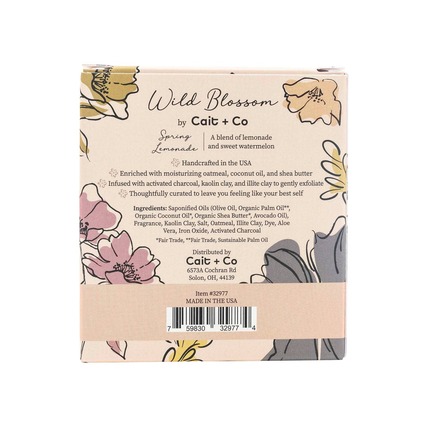 pring Lemonade Wild Blossom Soap No. 8 - Purpose + Passion Boutique