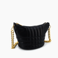 Priscilla Black Quilted Crossbody Bag - Purpose + Passion Boutique