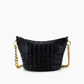 Priscilla Black Quilted Crossbody Bag - Purpose + Passion Boutique