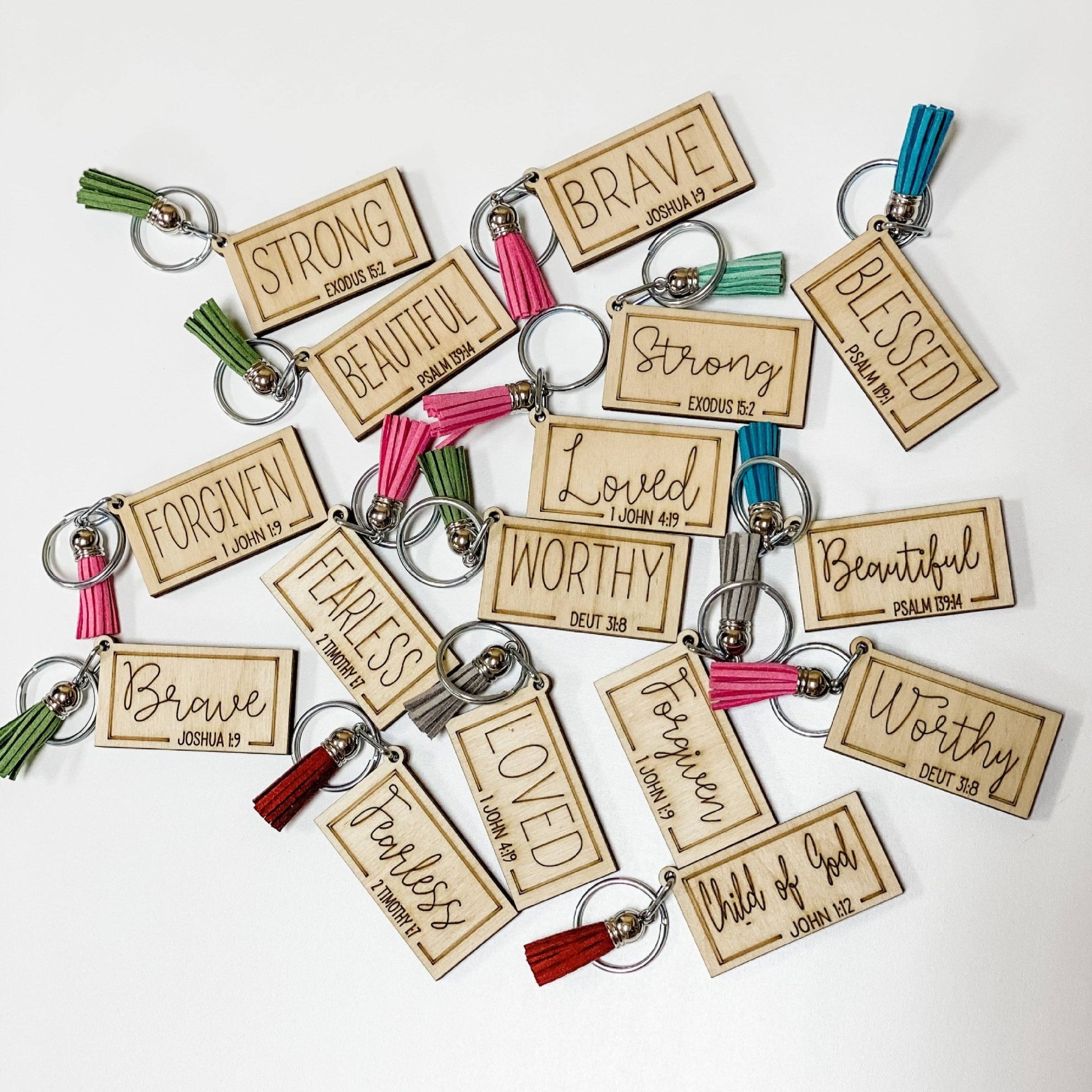 Promises Inspirational Keychain - Purpose + Passion Boutique