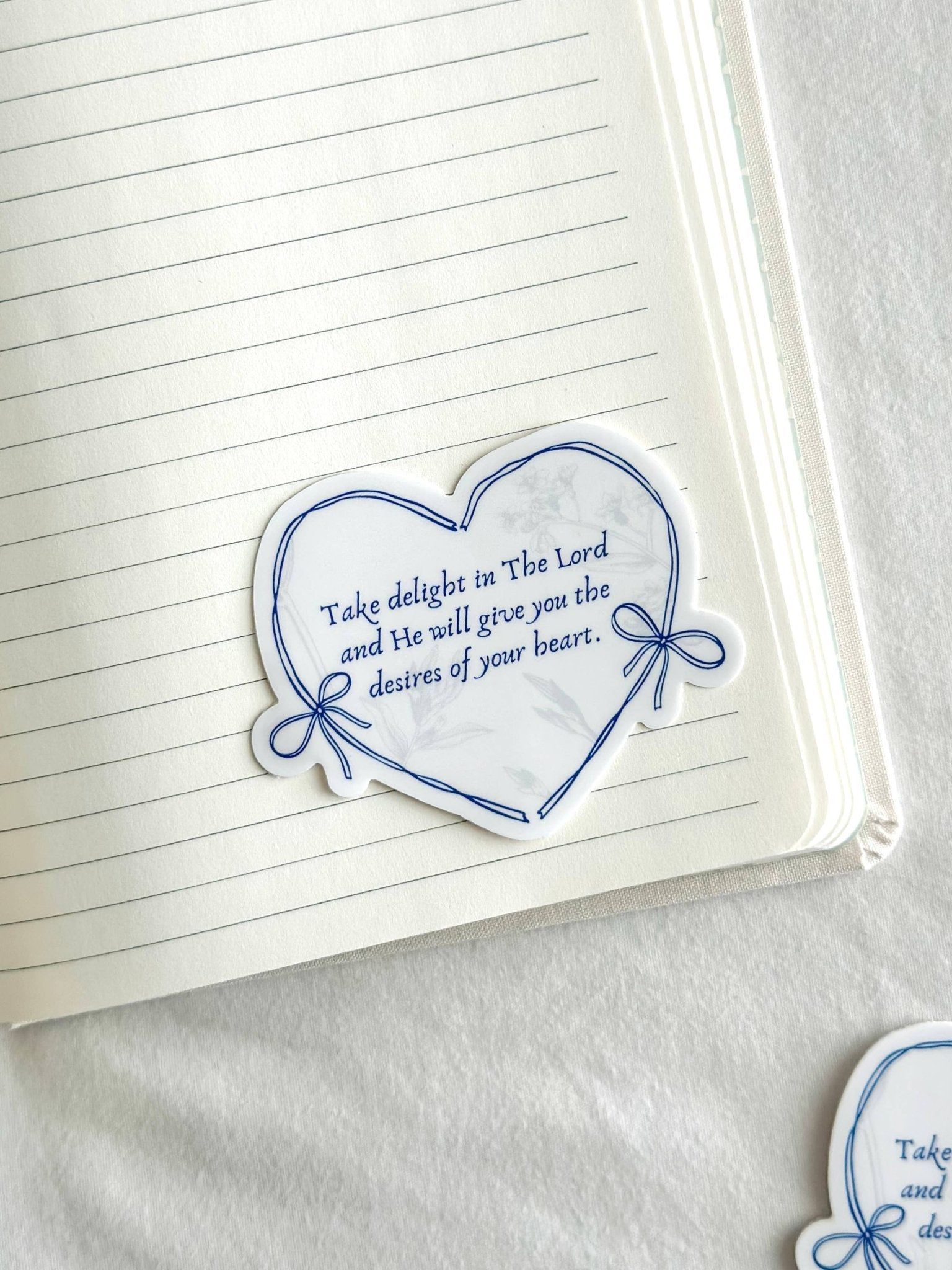 Psalm 37:4, Bible Verse Sticker - Purpose + Passion Boutique