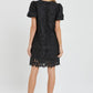 Puff Sleeve Mini Lace Dress - Purpose + Passion Boutique