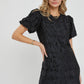 Puff Sleeve Mini Lace Dress - Purpose + Passion Boutique