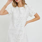Puff Sleeve Mini Lace Dress - Purpose + Passion Boutique