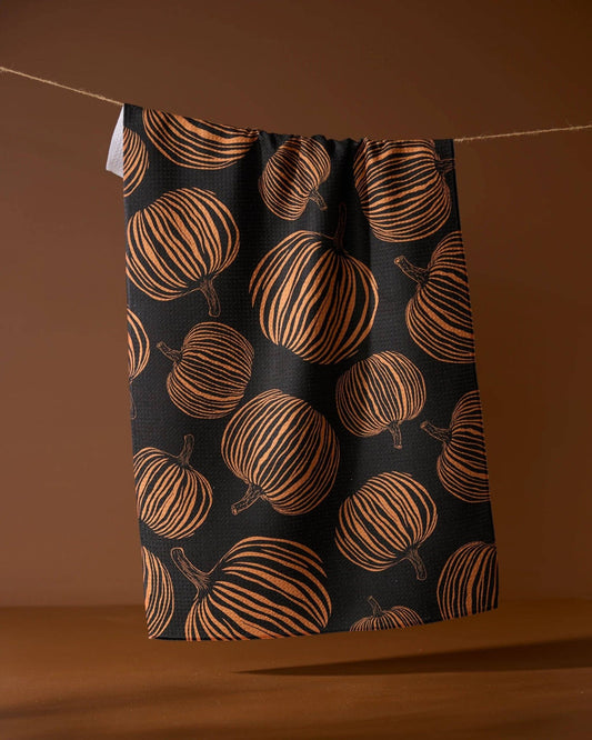 Pumpkin Noir Tea Towel - Purpose + Passion Boutique