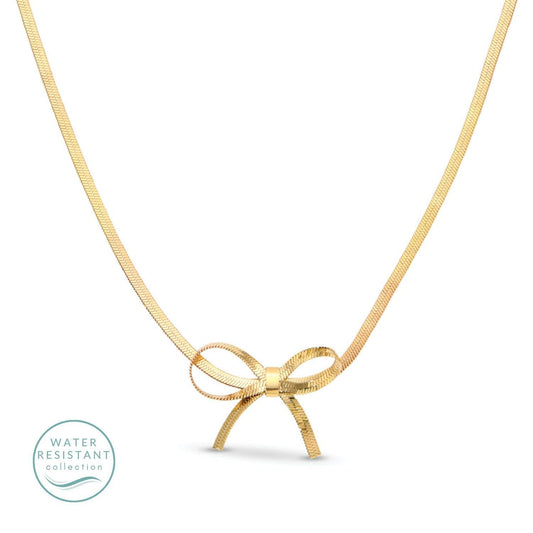 Put A Bow On It! Delicate Bow Necklace - Purpose + Passion Boutique