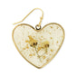 Queen Anne's Lace Dried Flower Heart Earrings - Purpose + Passion Boutique