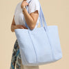 Quilted Tote Bag with Woven Texture - Purpose + Passion Boutique