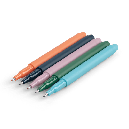 Quintet Fineliners (Set of 5) - Purpose + Passion Boutique