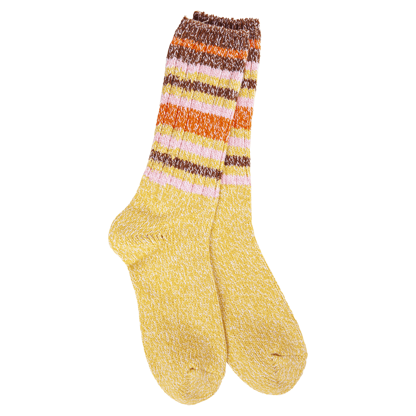 Ragg Crew Honey Stripe Socks - Purpose + Passion Boutique