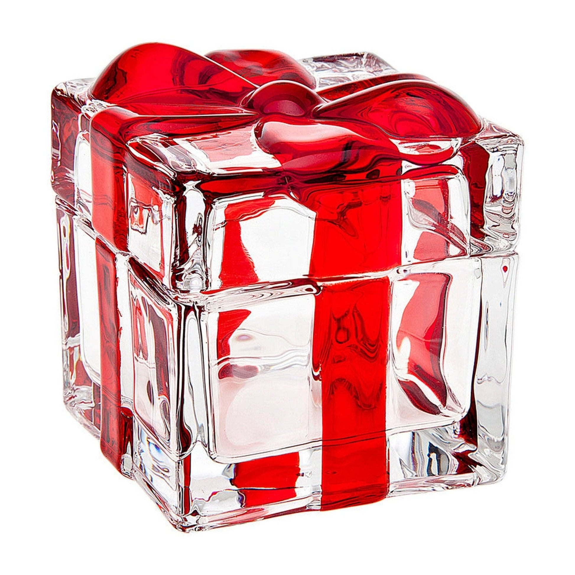 Red Christmas Crystal Gift Box - Purpose + Passion Boutique