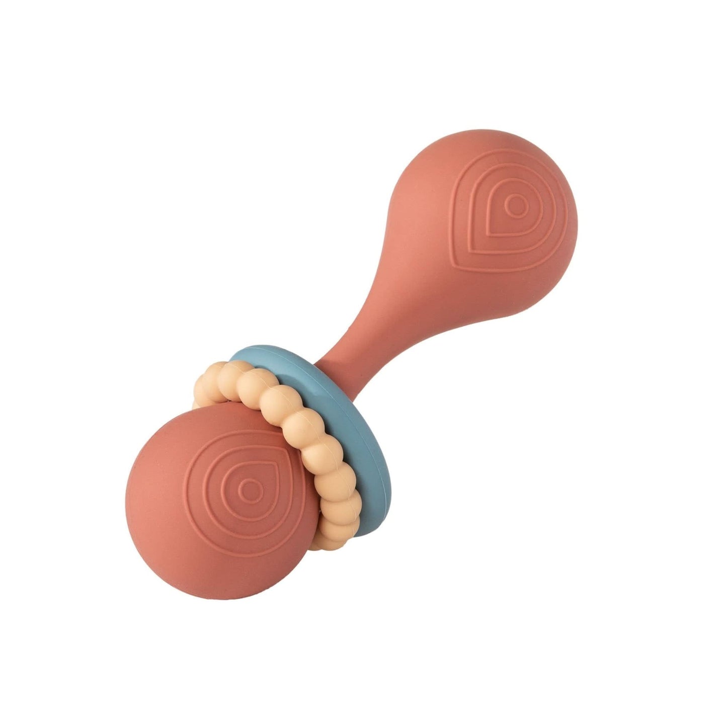 Red Clay Simply Silicone Rattle - Purpose + Passion Boutique