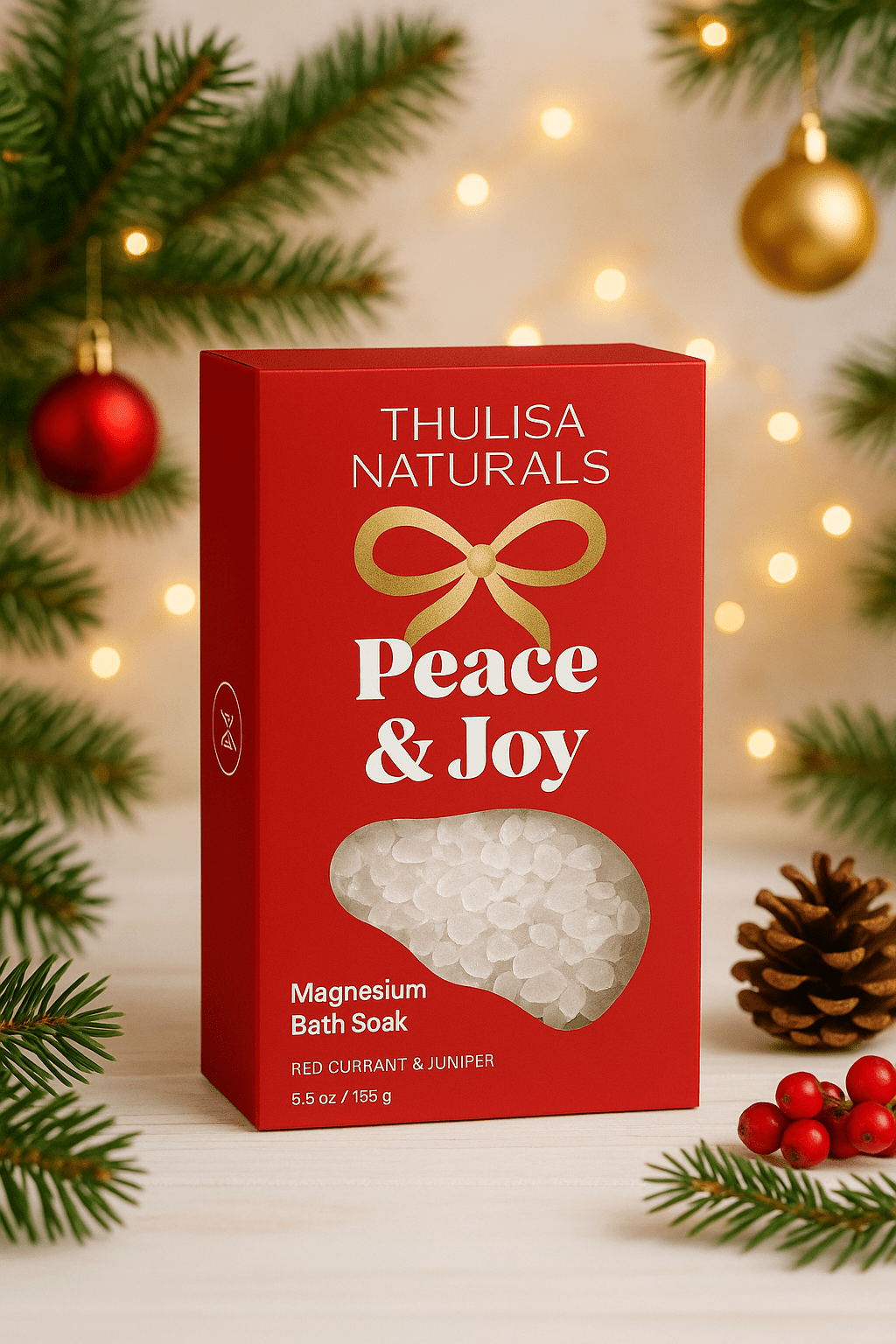 Red Currant & Juniper Magnesium Bath Soak - Purpose + Passion Boutique