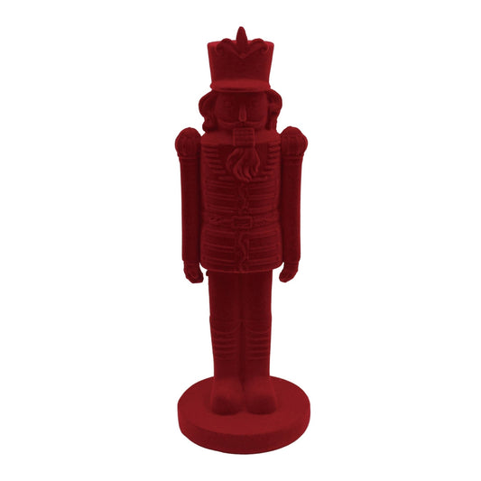 Red Flocked Nutcracker - Purpose + Passion Boutique