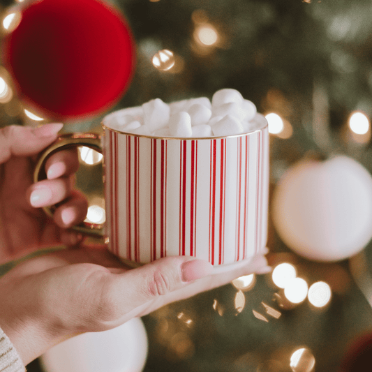 Red Stripe Coffee Mug - Purpose + Passion Boutique