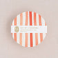 Red Striped Coaster S/4 - Purpose + Passion Boutique