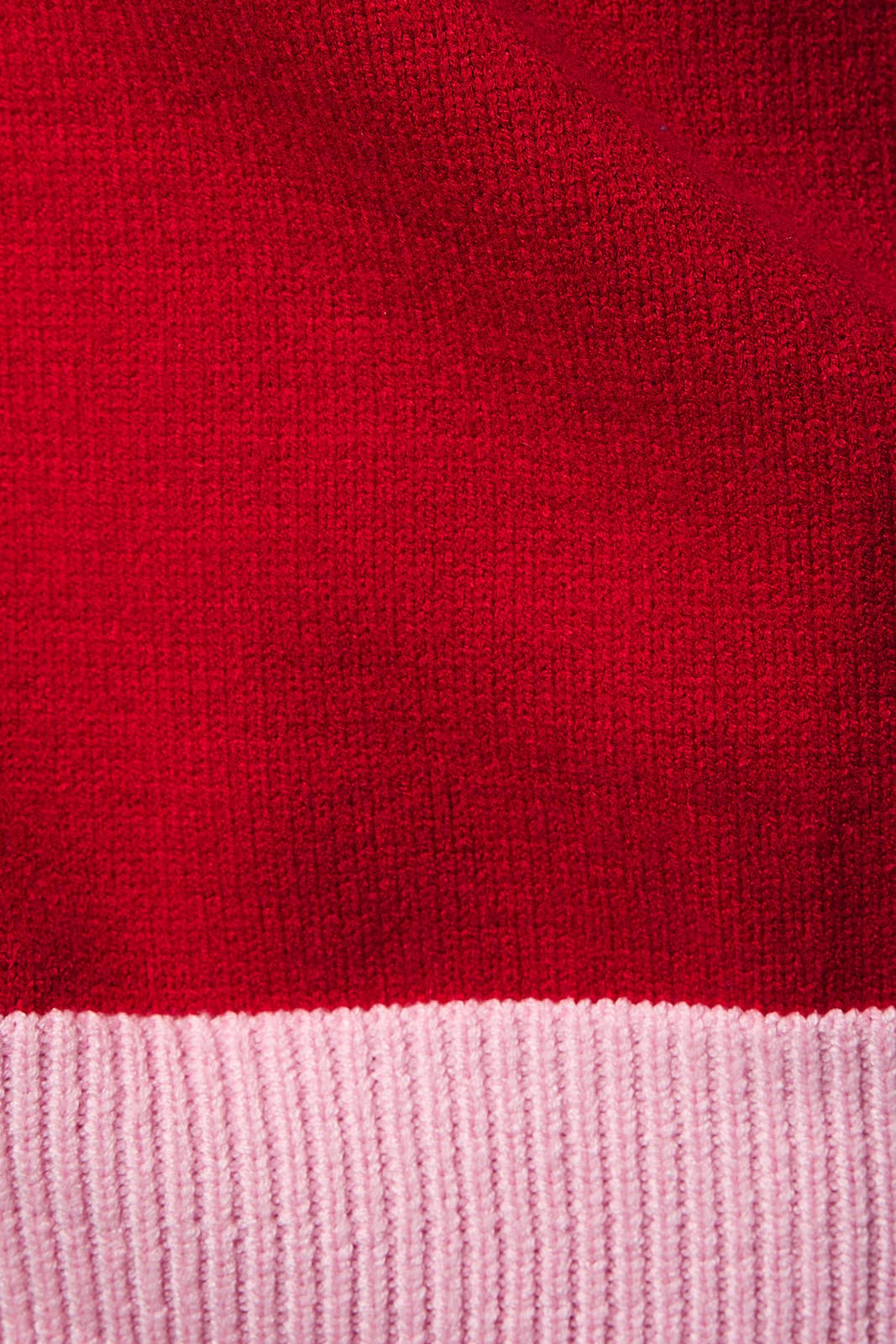 Red/Pink Crew Neck Long Sleeve "Merry" Sweater - Purpose + Passion Boutique