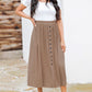 Reed Pleated Midi Skirt - Purpose + Passion Boutique