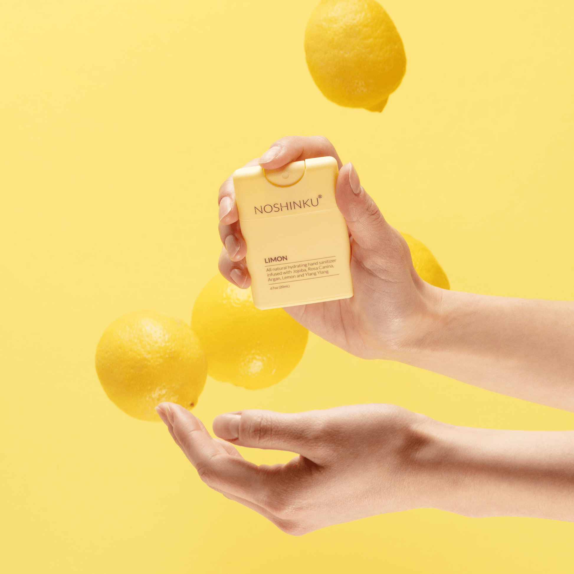 Refillable Lemon Ylang - Ylang Moisturizing Pocket Sanitizer - Purpose + Passion Boutique