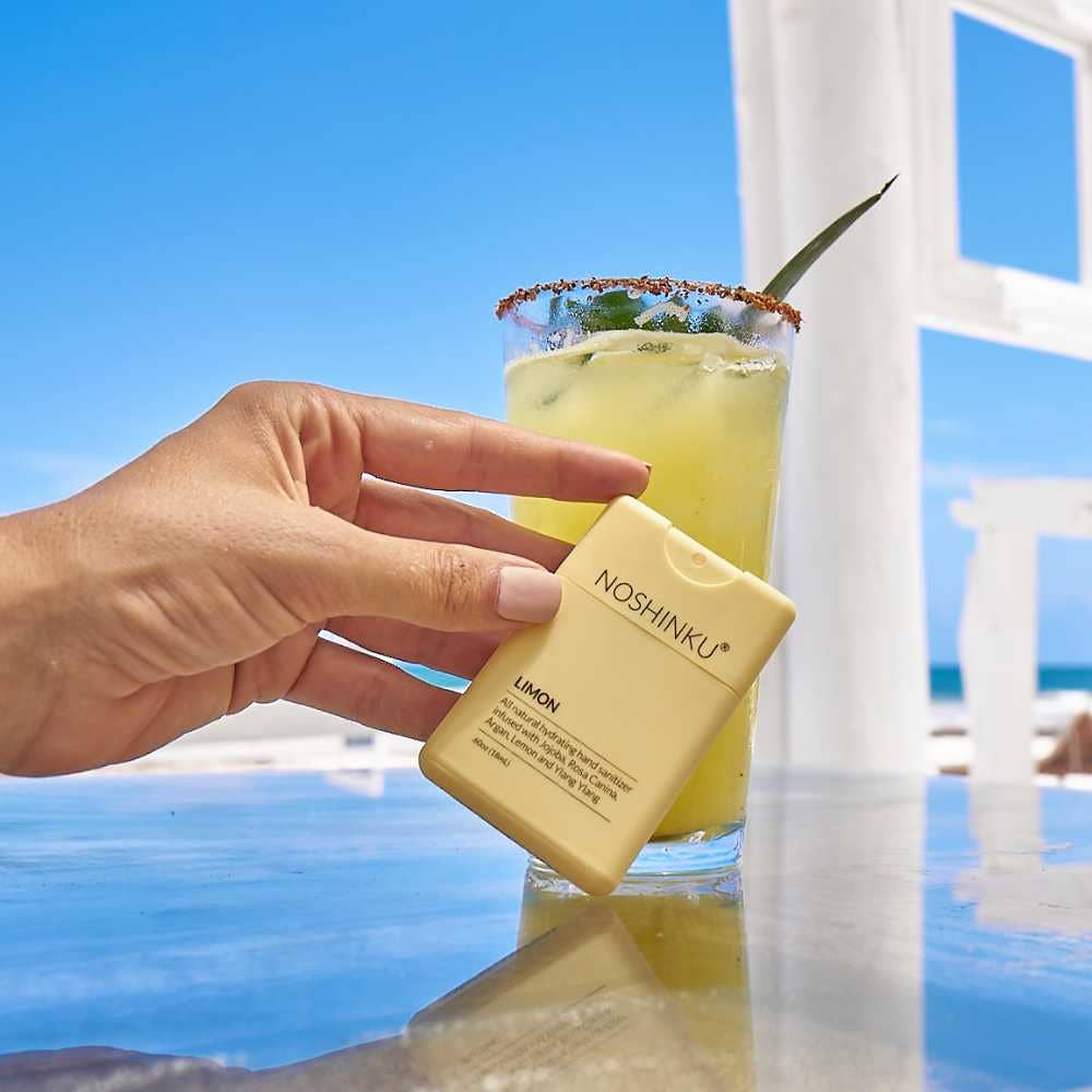 Refillable Lemon Ylang - Ylang Moisturizing Pocket Sanitizer - Purpose + Passion Boutique