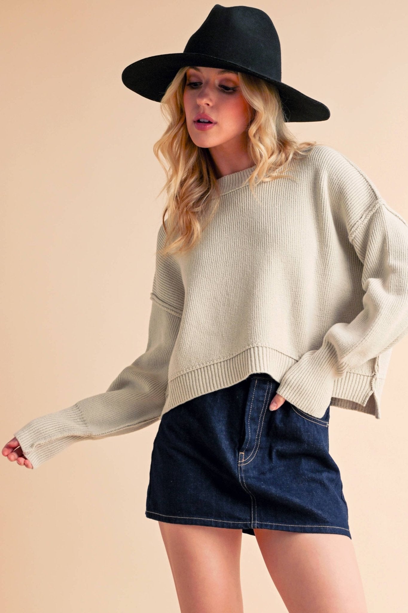 Regina Knit Sweater - Purpose + Passion Boutique