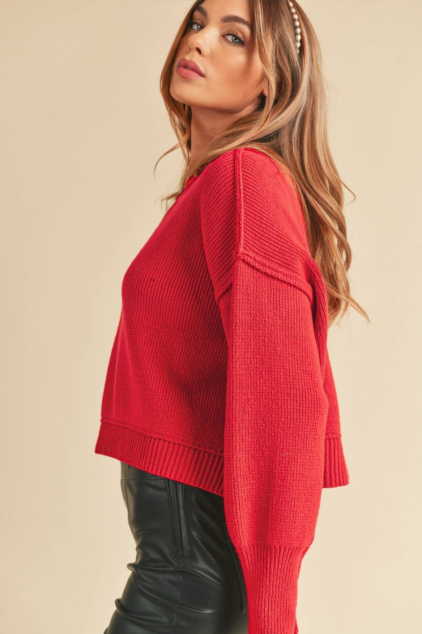 Regina Knit Sweater - Purpose + Passion Boutique