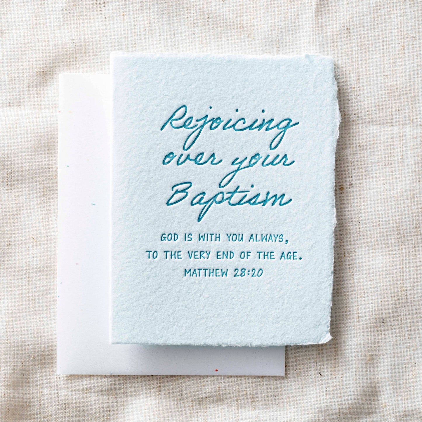 Rejoicing over your Baptism Card - Purpose + Passion Boutique