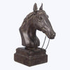 Resin Horse Antique Finish Bust Sculpture - Purpose + Passion Boutique