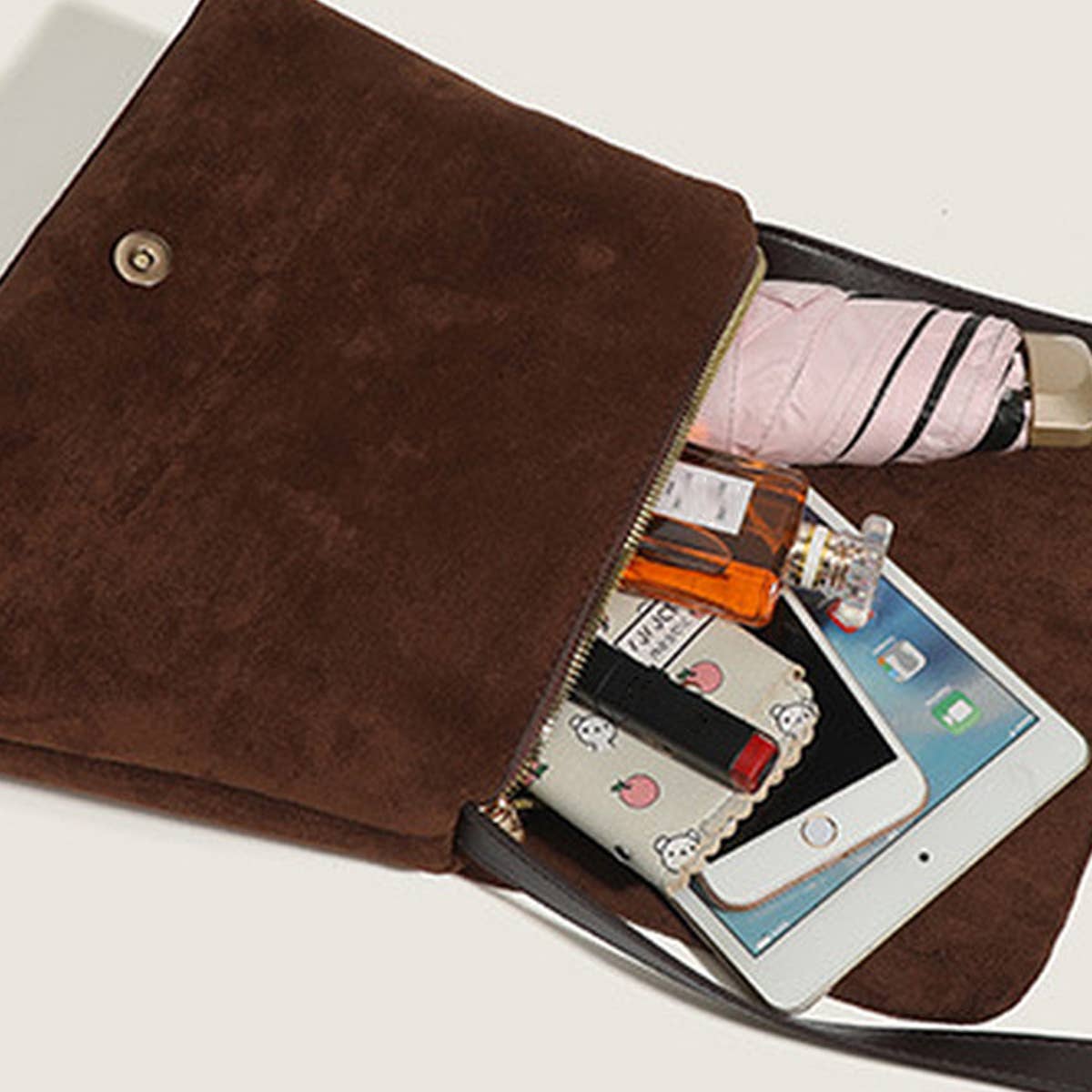 Retro Coffee Crossbody Bag - Purpose + Passion Boutique