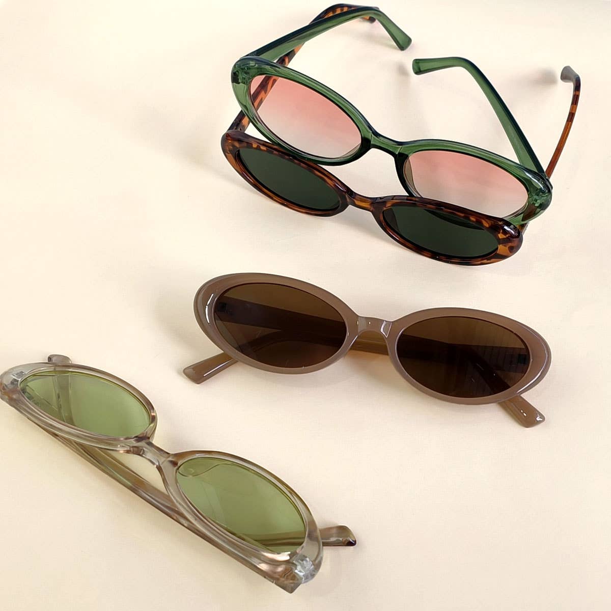 Retro Oval Frame Sunglasses - Purpose + Passion Boutique