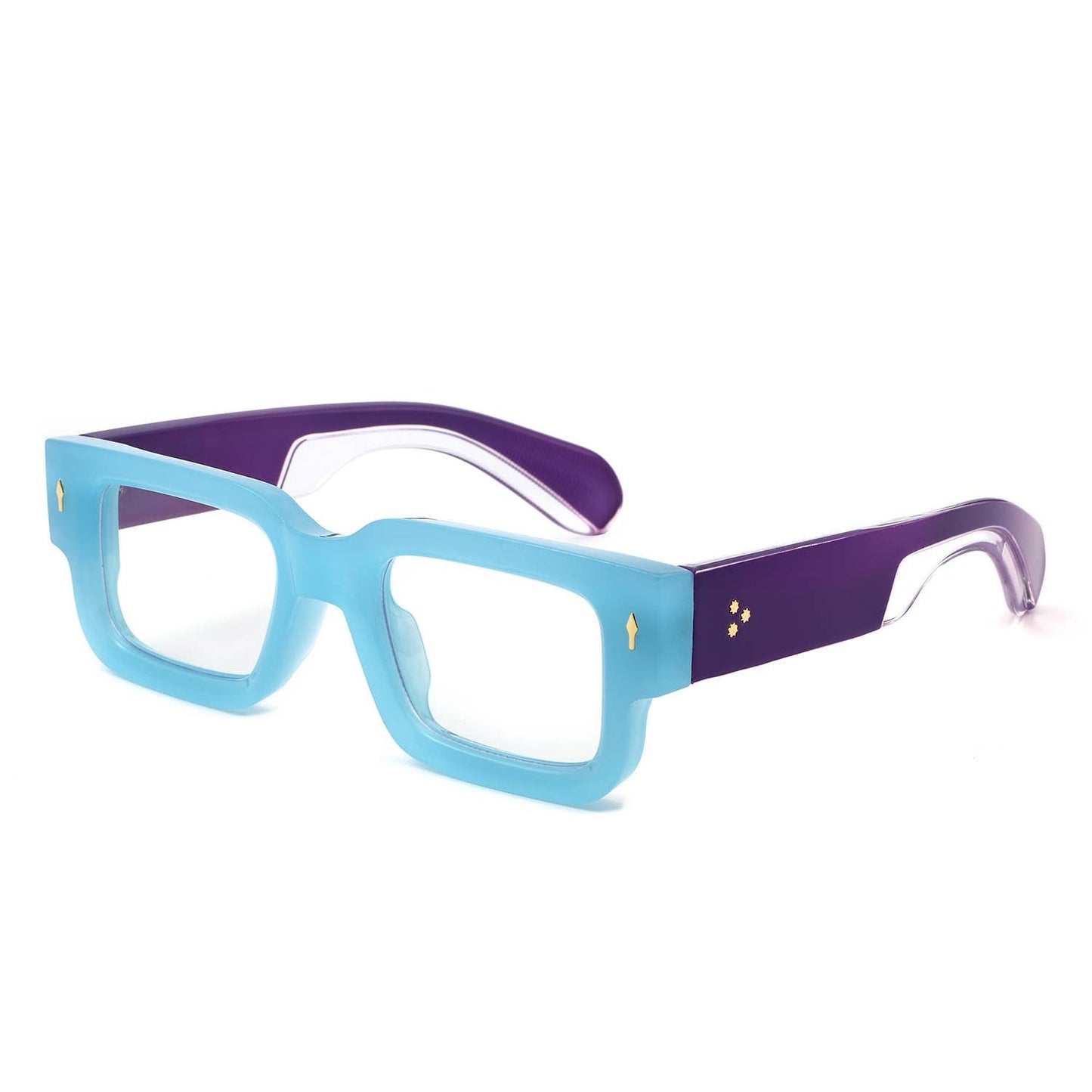 Retro Square Chunky Bold Flat Top Sunglasses - Purpose + Passion Boutique