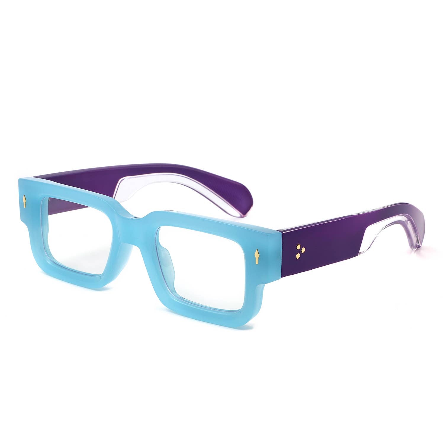 Retro Square Chunky Bold Flat Top Sunglasses - Purpose + Passion Boutique