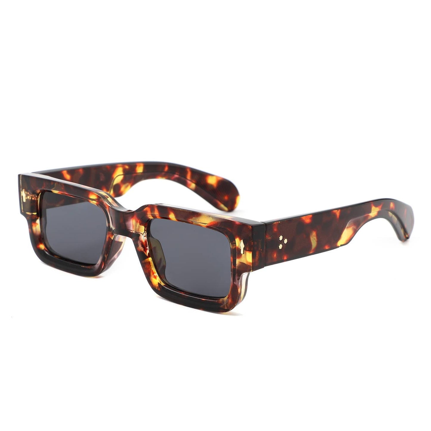 Retro Square Chunky Bold Flat Top Sunglasses - Purpose + Passion Boutique