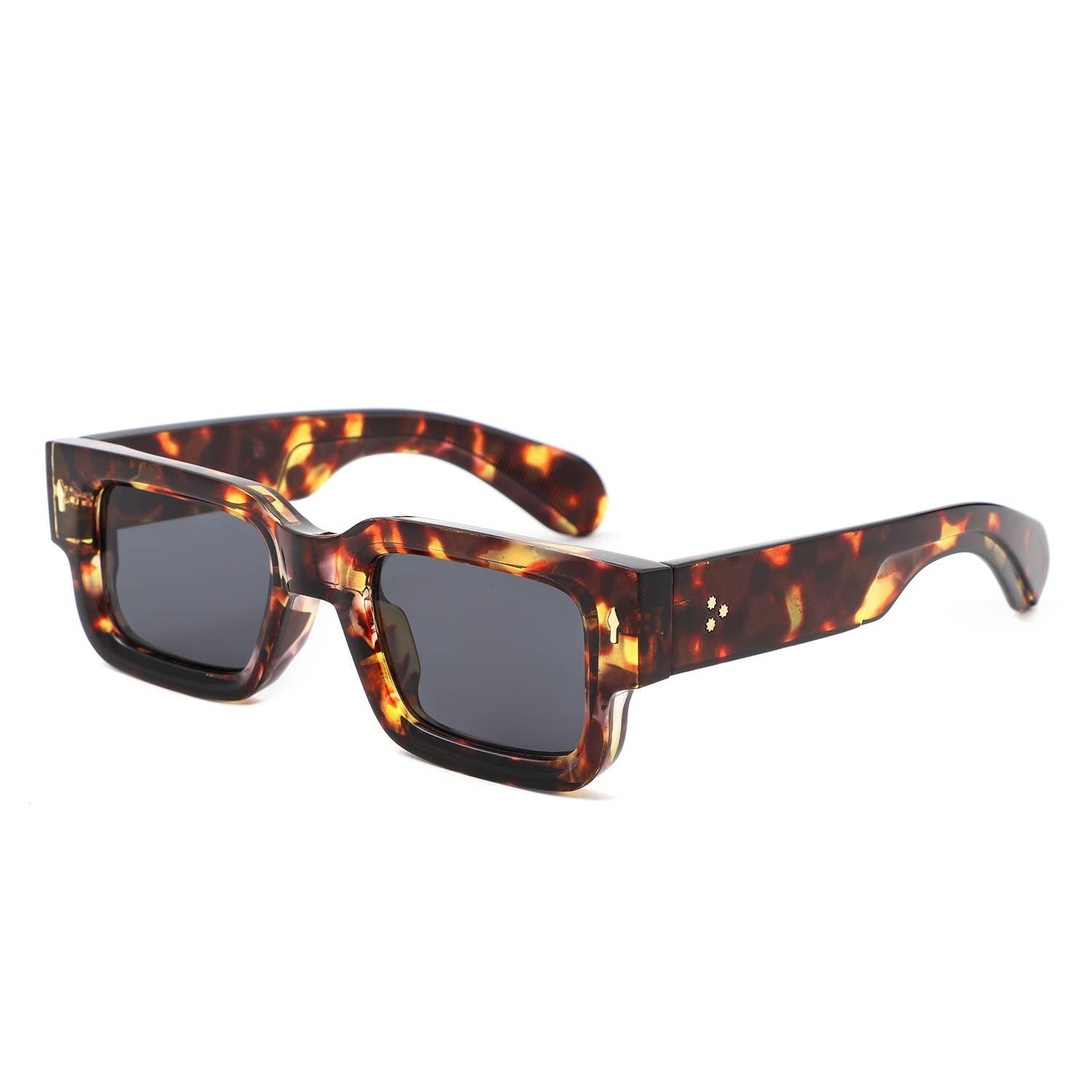 Retro Square Chunky Bold Flat Top Sunglasses - Purpose + Passion Boutique