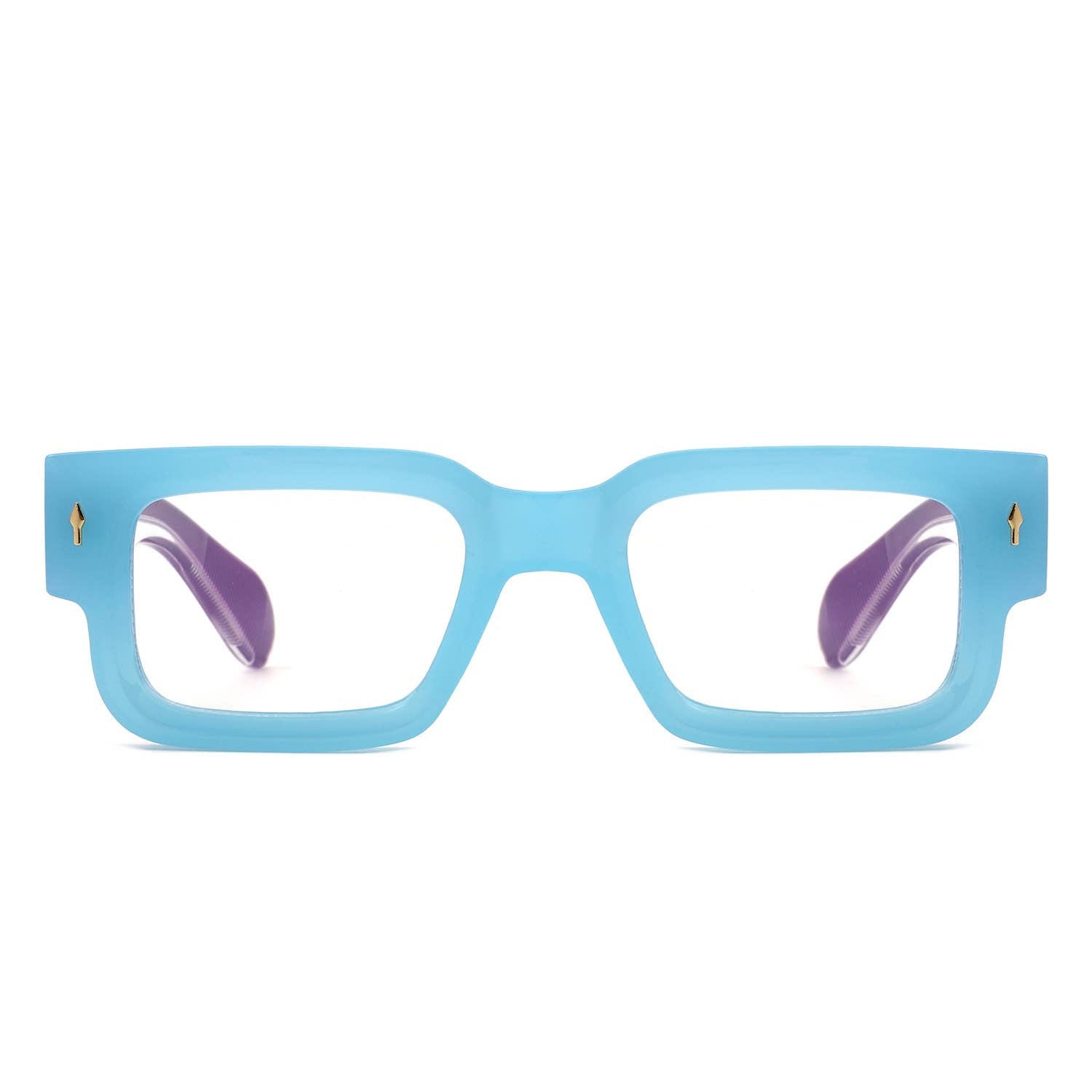 Retro Square Chunky Bold Flat Top Sunglasses - Purpose + Passion Boutique