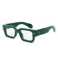 Retro Square Chunky Bold Flat Top Sunglasses - Purpose + Passion Boutique